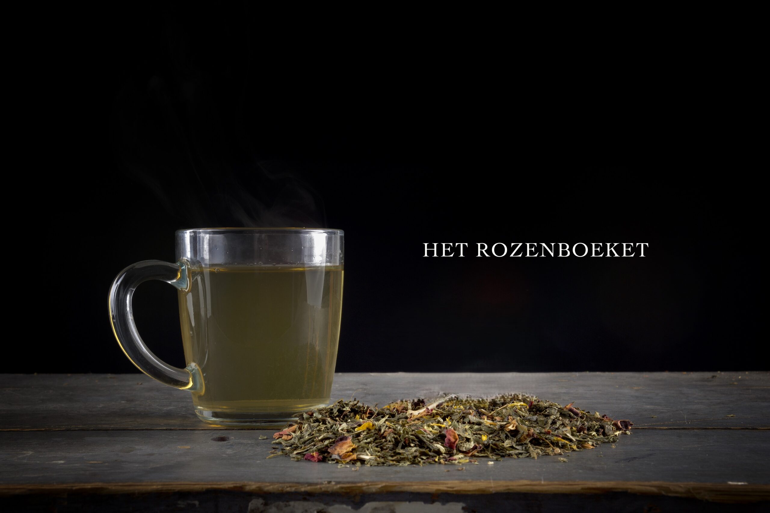 Het rozenboeket - groene thee